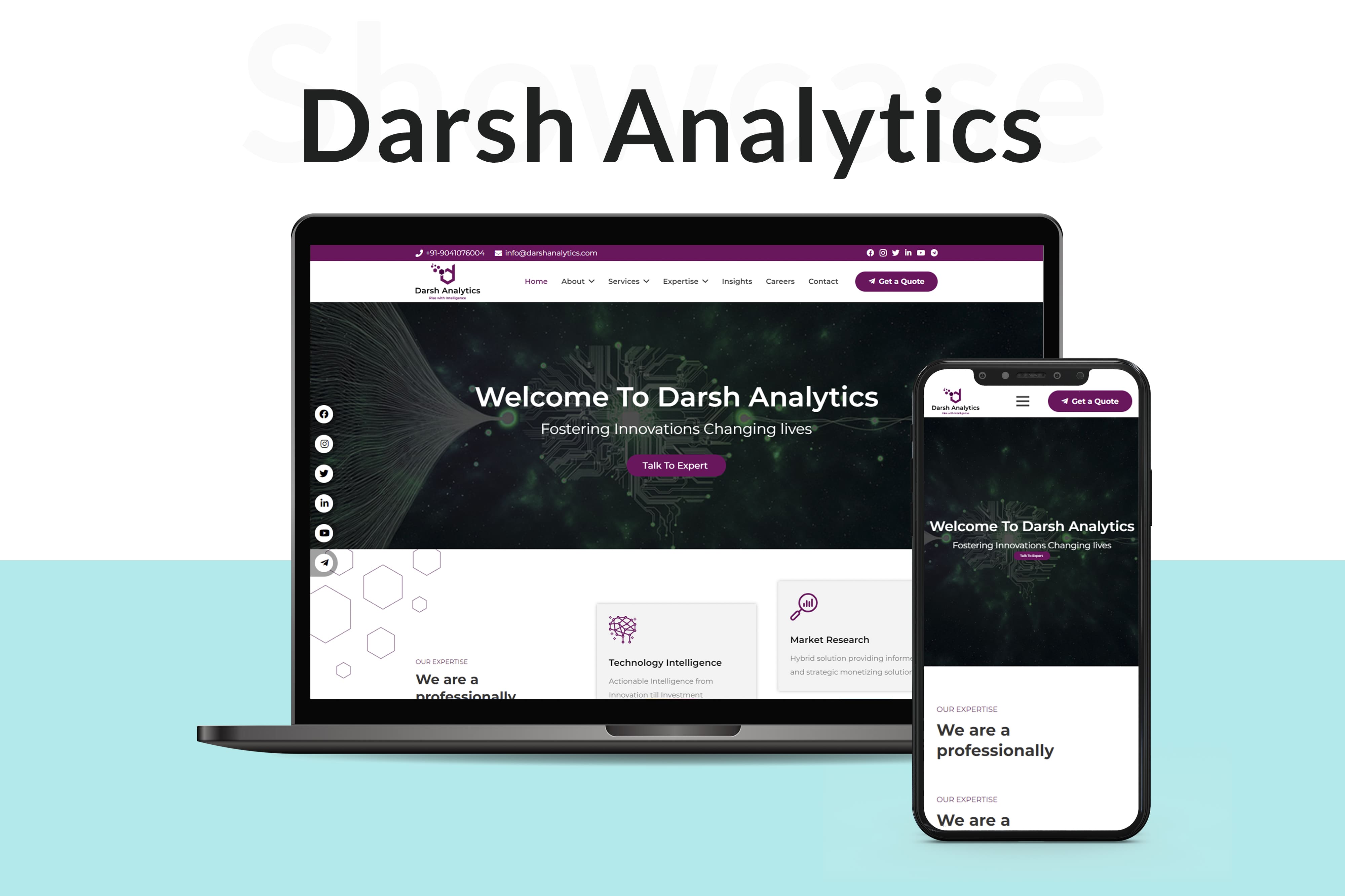 darshanalytics website
